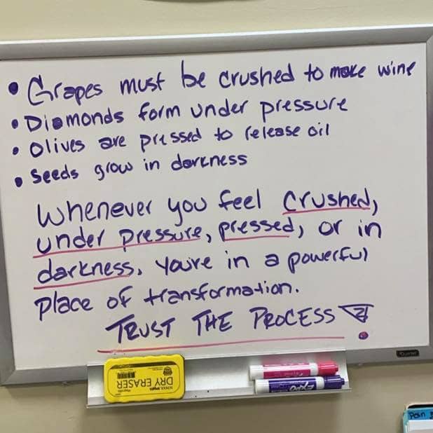 Focus on the process